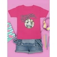 thumbnail image 3 of More Glamour - Starry Sparkle Retro Emoji Graphic Youth's T-shirt, 3 of 4