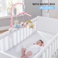 thumbnail image 2 of Crib Mobile Feisike con 35 canciones de cuna, caja de música de 3 modos, rosa, 2 of 6