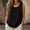 Black, variant on Women's Cotton Blend Sleeveless Tank Top Round Neck Pleated Front Casual Loose Summer Linen Texture Shirts S-2XL