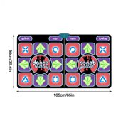 Chmadoxn Electronic Dance Mats - Exercise Fitness Non-Slip Dance Pad Game for TV, Dance Mat Double Game for Kids Adults, HDMI Wireless Musical Dancing Mat with HD Camera, for Girls Boys,