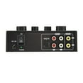 thumbnail image 5 of Karaoke Sound Mixer Portable Sound Mixer Professional Audio System Karaoke Dual Mic Inputs Audio Sound Mixer Black (US), 5 of 5