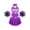 Purple, variant on DPOIS Kids Girls Shiny Cheerleading Dance Dress Outfit Cheer Leader Uniform Royal Blue 14