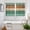 green, variant on Farmhouse Burnt Orange Brown Kitchen Curtains Window Panels, Vintage Wooden Striped Insulated Window Treatment Curtain, Grommet Curtains for Bedroom/Living Room/Bathroom, 2 Piece 42"Wx54"L