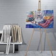 thumbnail image 4 of Watercolor Hello Winter Maine Coon Chill Christmas Welcome Horizontal Matte Canvas Poster Cat Lover Kitten Owner Gifts Wall Art Home Decor - 00016, 4 of 5