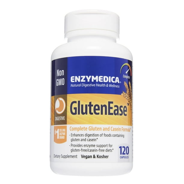 Enzymedica GlutenEase, Food Intolerance Digestive Aid, Defense Against