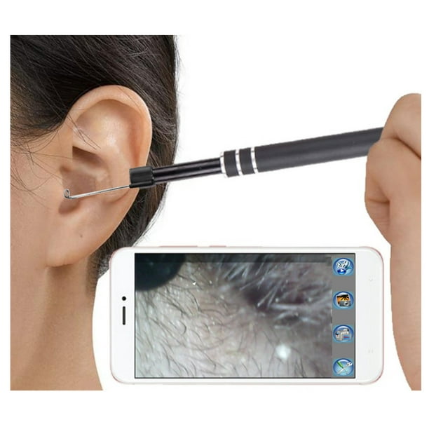 Otoscope numérique avec lumière, caméra de nettoyage des oreilles avec  écran 5 pouces (pour enfants, adultes