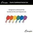 thumbnail image 2 of Champion Sports MRSET Plastic Paddleball Racket Set, 15", 2 of 4