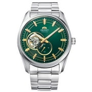 Men's Orient Semi Skeleton Automatic Green Dial Watch RA-AR0008E10B