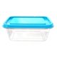 thumbnail image 1 of Mini recipiente rectangular de plástico sellado para alimentos, pequeño, para mantener frescos los alimentos, comedor, guardería, 1 of 2
