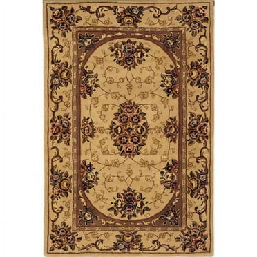 Safavieh Handmade Kerman Piritta Floral Wool/ Silk Rug 2'3" x 4'