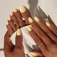 thumbnail image 3 of BTArtbox Press On Nails - Weekend Ease, Short Almond, 2-Week Wear, Easy-to-Apply, 32 Count All-in-One Kit, 3 of 8