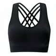 thumbnail image 4 of BAKIBO 3Pcs Women's Sports Bras, High Impact Strappy Sports Bra Seamless Padded Sports Bra Yoga Bras Workout Bra Activewear Bra, 4 of 9