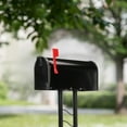 thumbnail image 2 of Mailbox To Go Galvanized Steel Mailbox and Post Kit, Black, Medium Capacity, 2 of 5