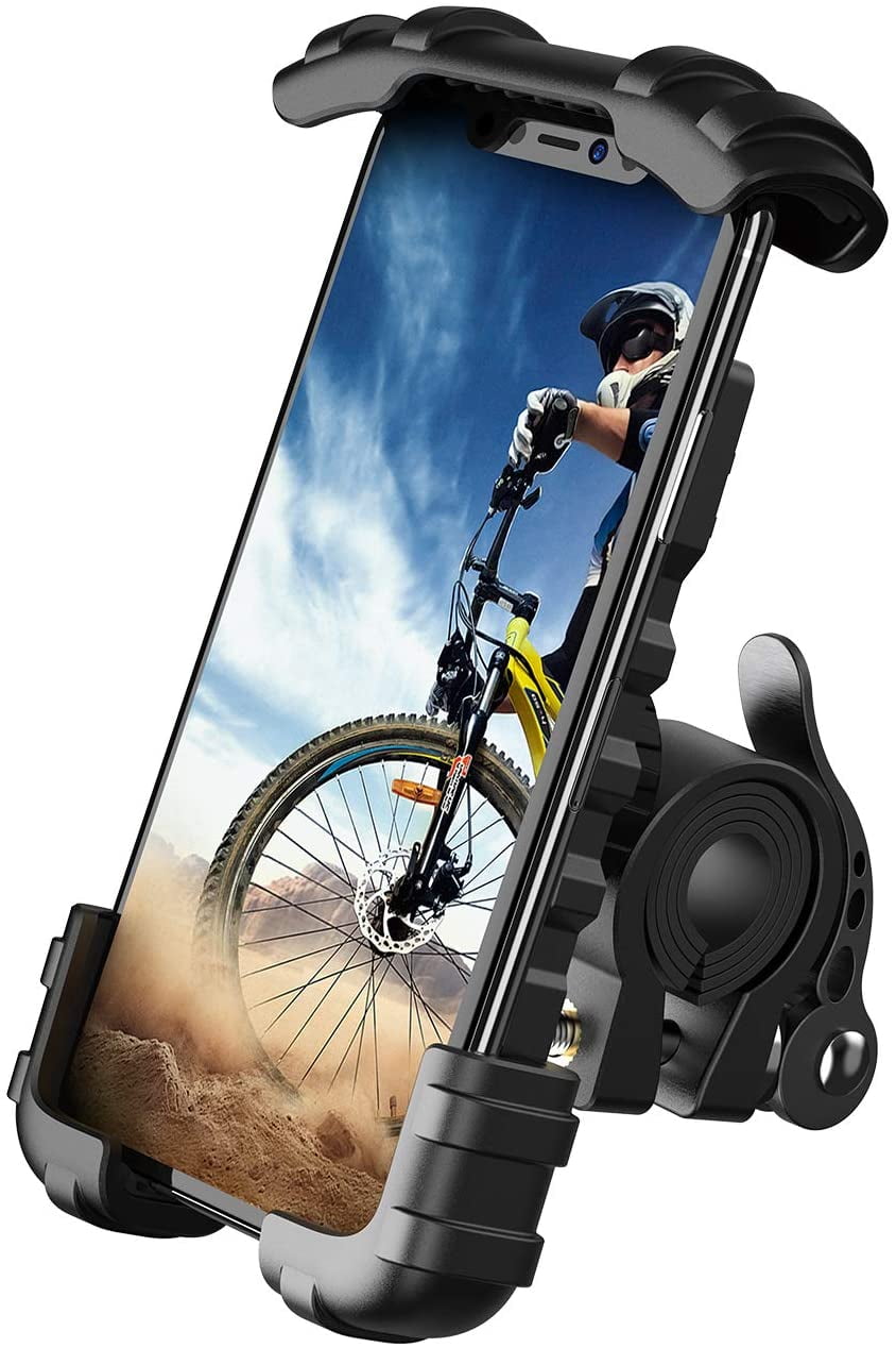 Bike Phone Mount Aluminum Adjustable Bicycle Handlebar Phone Holder Universal Motorcycle and Bicycle Holder 