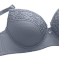 thumbnail image 4 of Gytharion Lace Wireless Bras Full Coverage Comfort Solid Bras for Women Everyday No Underwire Bras, 4 of 6