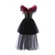 thumbnail image 4 of Vestido sin mangas con cuello redondo hasta la rodilla para niños de Europa y Estados Unidos, vestido de princesa de malla, ropa de juego de rol de payaso de Halloween, ropa de actuación para fiestas, 4 of 4