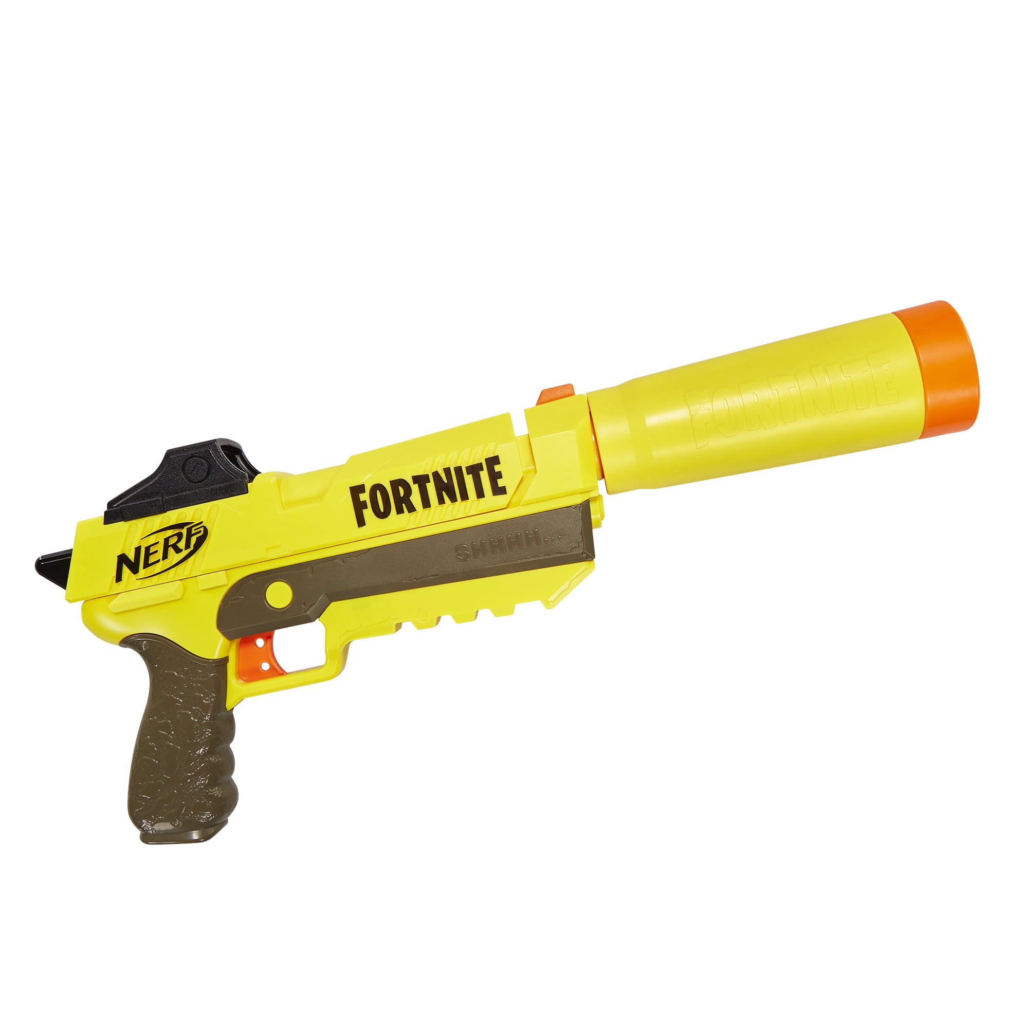 Fortnite SP-L Nerf Elite Dart Blaster with Detachable Barrel and 6 Official Nerf Fortnite Elite
