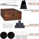thumbnail image 4 of Juego De Regalo De Piedra Y Vasos De Whisky De Jab贸n Natural Para Hombres 8X Ice Tartar 2X Vasos 1X Clip 1X Bolsa De Almacenamiento, 4 of 6