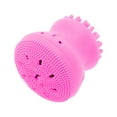 thumbnail image 5 of Unique Bargains 1 Pc Silicone Facial Cleansing Brush Octopus Shape 2.01"x2.09" Rose Red, 5 of 6