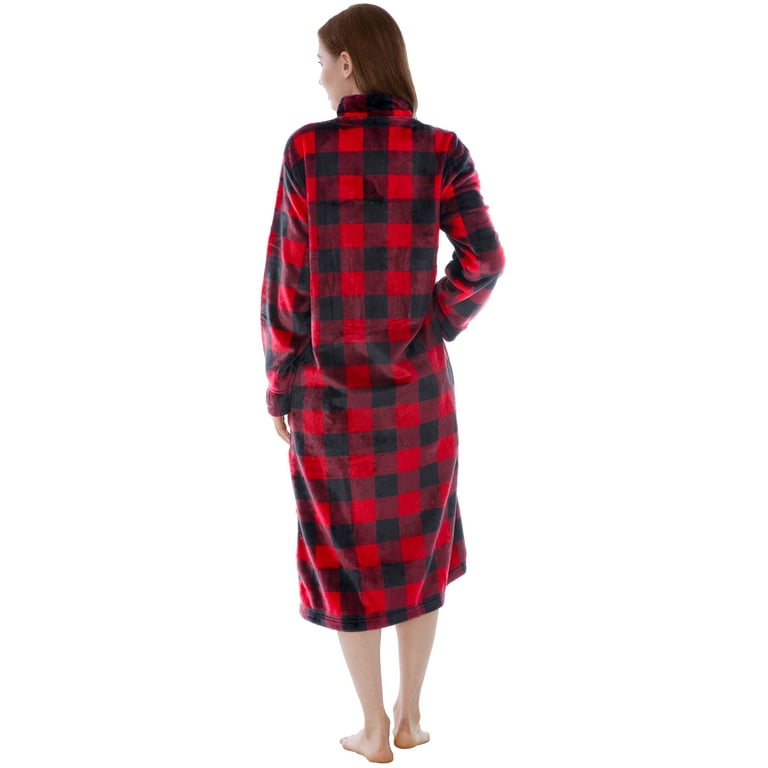 Buffalo plaid hotsell housecoat