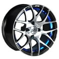 thumbnail image 2 of GTW Pursuit 12" Golf Cart Wheels Blue 23" BigHorn 2.0 Tires E-Z-GO & Club Car, 2 of 4