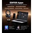 thumbnail image 2 of Restored Edifier ES850NB Active Noise Cancelling Headphones, Over Ear Bluetooth Headset, 92H Playtime Wired & Wireless Hi-Res Audio Certified, Fast Charging Clear Calls for Home Office Travel (Refurbished), 2 of 6