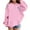 D-Pink417, variant on DHFJKG Pullover Girls Hoodies Sweatshirts Solid Color Casual Long Sleeve Round Neck Pocket Hooded Sweatshirt For Girls Stylish Athletic Wear And Active Soft Sweatshirts