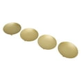 thumbnail image 4 of Gold Candle Holder, Metal Candle Plate Elegant 4Pcs Large Bottom  For Bedroom, 4 of 8