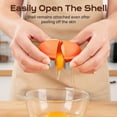 thumbnail image 7 of 2026 New Egg Shell Opener, Stainless Steel Egg Cracker Tool, Multifunctional Egg Shell Opener for Raw & Hard-Boiled Eggs, Handheld Kitchen Gadget for Easy Peeling & Separating (1, Orange), 7 of 7