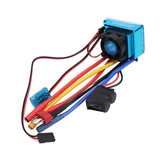 Controlador De Velocidad Eléctrico RC, Disipación De Calor 5,3 V 5A BEC T Enchufe Macho 120A ESC Sin Escobillas Para Barcos RC 1/10 1/12