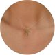 thumbnail image 1 of Women's Cross Necklace Gold Pendant Necklace Simple, 1 of 5