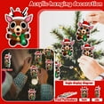thumbnail image 2 of 6PC 2025 Christmas 99 Nights In the Forest Deer Ornaments, 2D Acrylic Deer Crafts Pendant, Deer Christmas Ornaments for Xmas Tree Gifts for Best Friend, 2 of 7
