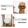thumbnail image 3 of MUSEYA Hourglass Shape Decoration Plastic Timer Golden Retro Decor For Home Office 1Set, 3 of 6