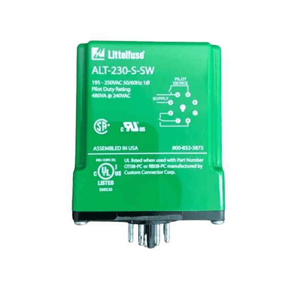 LITTELFUSE ALT-230-S-SW Alternating Relay with Switch