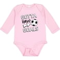 thumbnail image 3 of Inktastic Gotta Have Goals- Soccer Boys or Girls Long Sleeve Baby Bodysuit, 3 of 5