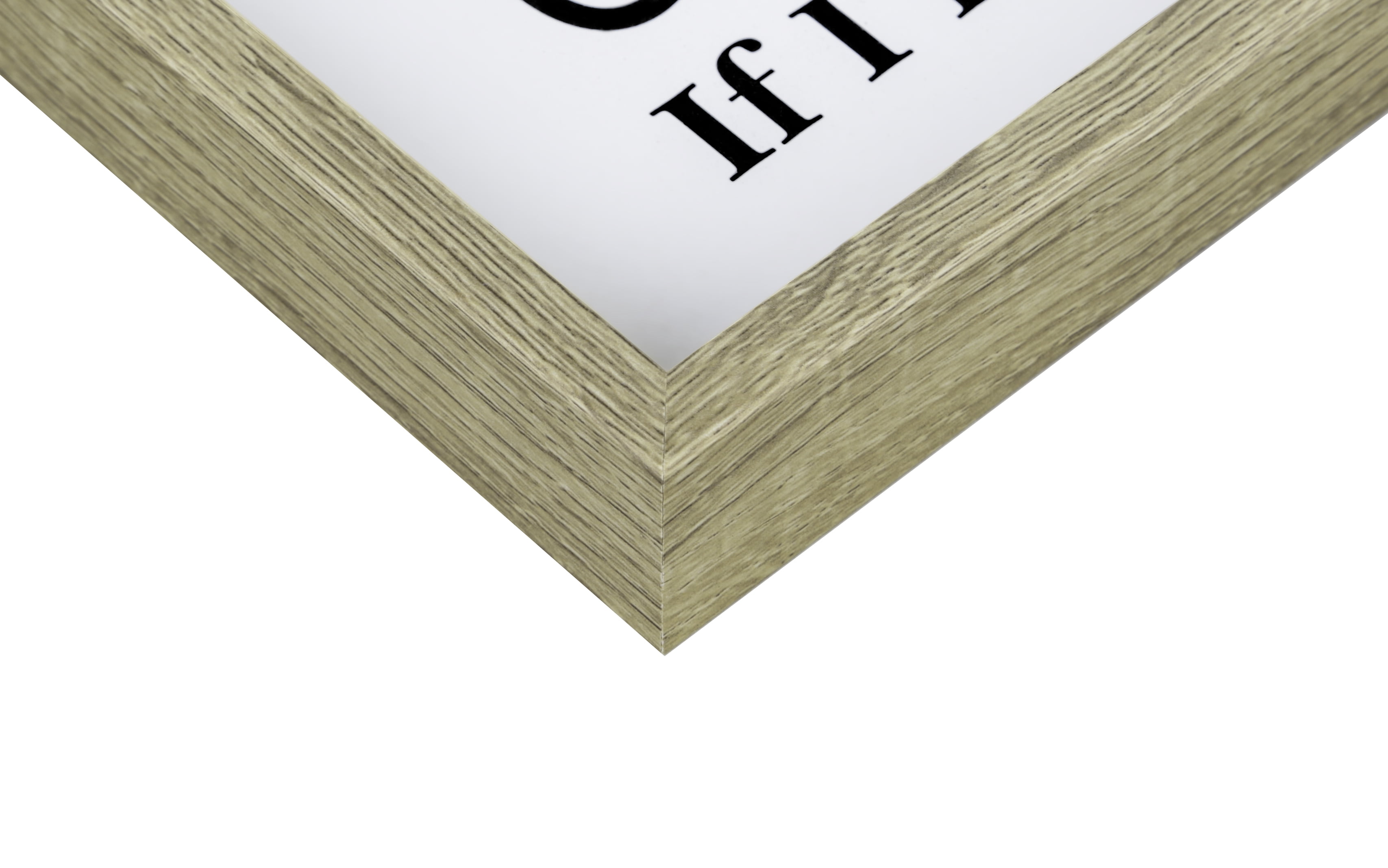 Mainstays 15.5" Our Kitchen Block Tabletop Sign, Beige and Black