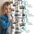 thumbnail image 3 of Blackout Kids Curtains,Cartoon Construction Vehicles Mountains Childrens Insulated Curtains Set Of 2,Bedroom Essentials,Toddler Room Decor 52"x63", 3 of 5