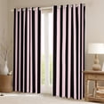 thumbnail image 2 of Erosebridal Stripes Ombre Curtains for Living Room, Abstract 30%-50% Blackout Curtains Set of 2 (38x45), Modern Geometric Curtains and Drapes (38x45), Window Drapes Room Decorative, 2 of 6