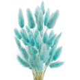 thumbnail image 1 of Paquete de 50 flores secas para una decoración duradera, perfectas para bodas, cumpleaños y decoración del hogar, con luz natural, color azul Tiffany, 1 of 5