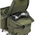 thumbnail image 5 of Paquete de 2 uds. De bandolera táctica verde militar con funda para pistola, mochila de rango de asalto para hombro, 5 of 5