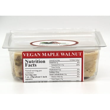 Farmhouse Fudge:  VEGAN Maple Walnut Fudge (8 Ounces)