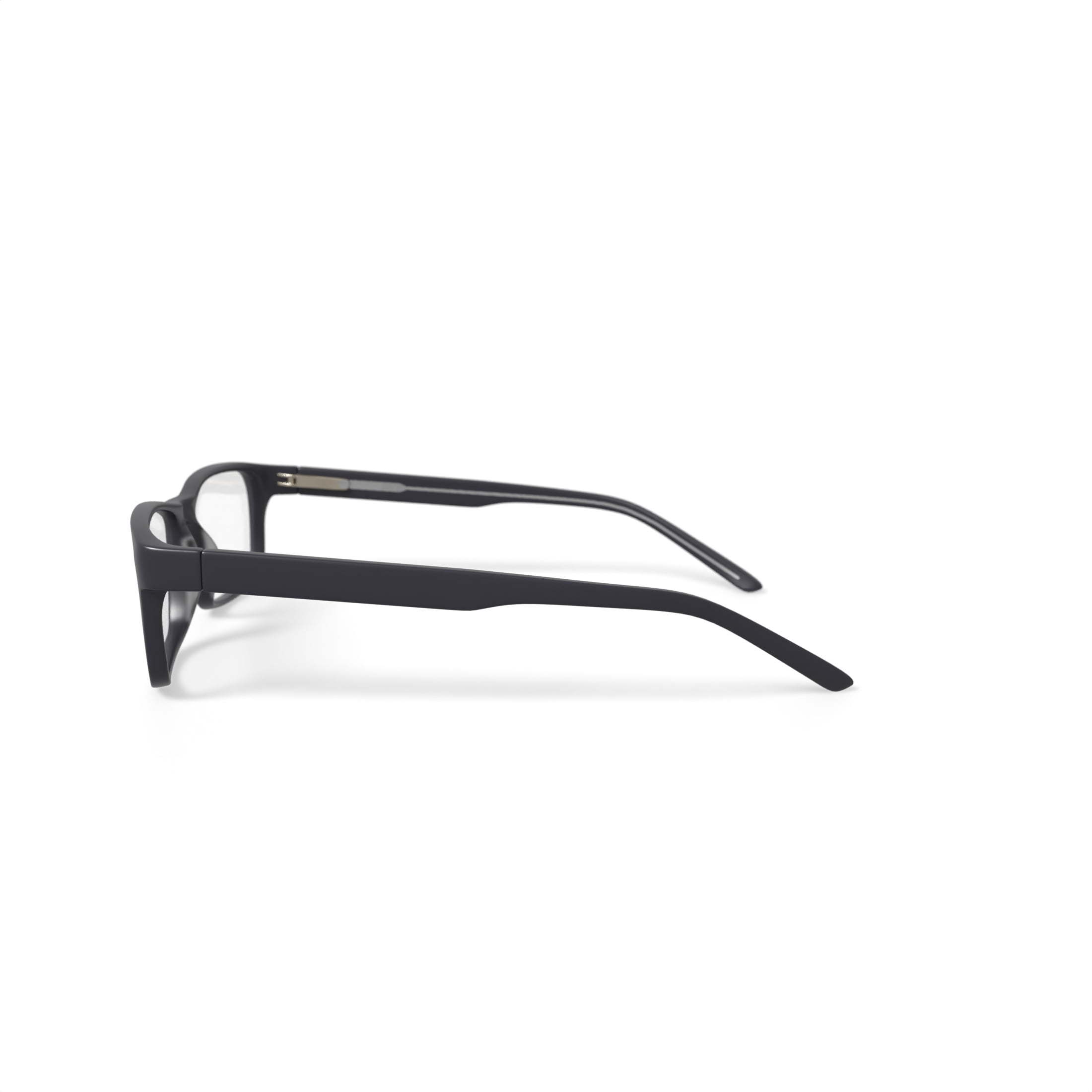 Wrangler Men's W151 Rectangular Prescription Eyeglasses with Case, Black