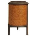 thumbnail image 5 of Modway Coralie Curved Vegan Leather Oval Sideboard in Brown, 5 of 8