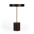 thumbnail image 5 of Butler Specialty Shen Gold & Brown  Pedestal Side Table, 5 of 6