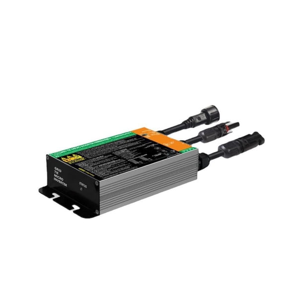 Naiovety Micro inversor de conexión a red Solar, protección impermeable, 120/230V, adaptador convertidor de conexión de salida de apartamento Electrodomésticos 500W