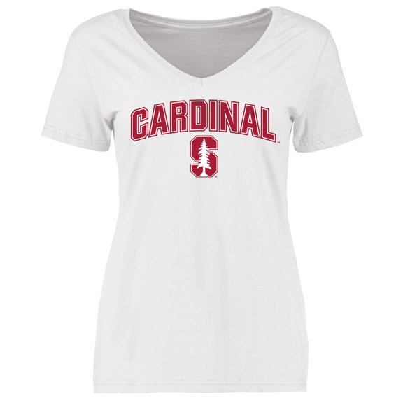 Women's White Stanford Cardinal Proud Mascot T-Shirt