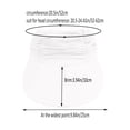 thumbnail image 2 of WCJM Women's Foldable Wide Brim Sun Visor Hat UPF50 Lightweight Cooling Fabric Adjustable Ponytail Opening for Gardening Walking Cap, 2 of 5