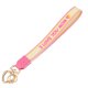 thumbnail image 2 of Llavero bordado en tela hecho a mano | Regalo de cuero Crochet Monogram Mom | Anillo de metal duradero | Charm de bolso y accesorio para el coche | Rosa Beige Amarillo | 8,46 x 1,06 pulgadas, 2 of 6