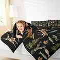 thumbnail image 4 of Feelyou Pike Fish Deer Boy Twin Comforter Sets, Rustic Farmhouse Animal Bedding Set, 2pcs, 4 of 8
