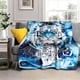 thumbnail image 3 of Manta de franela con estampado de animales Dreamlike Tiger, mantas de forro polar suave para dormitorio, sofá, Picnic, cubierta de descanso del mediodía, regalos, 3 of 4